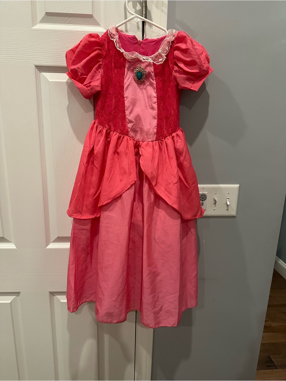 Girls Pink Princess Costume Dress